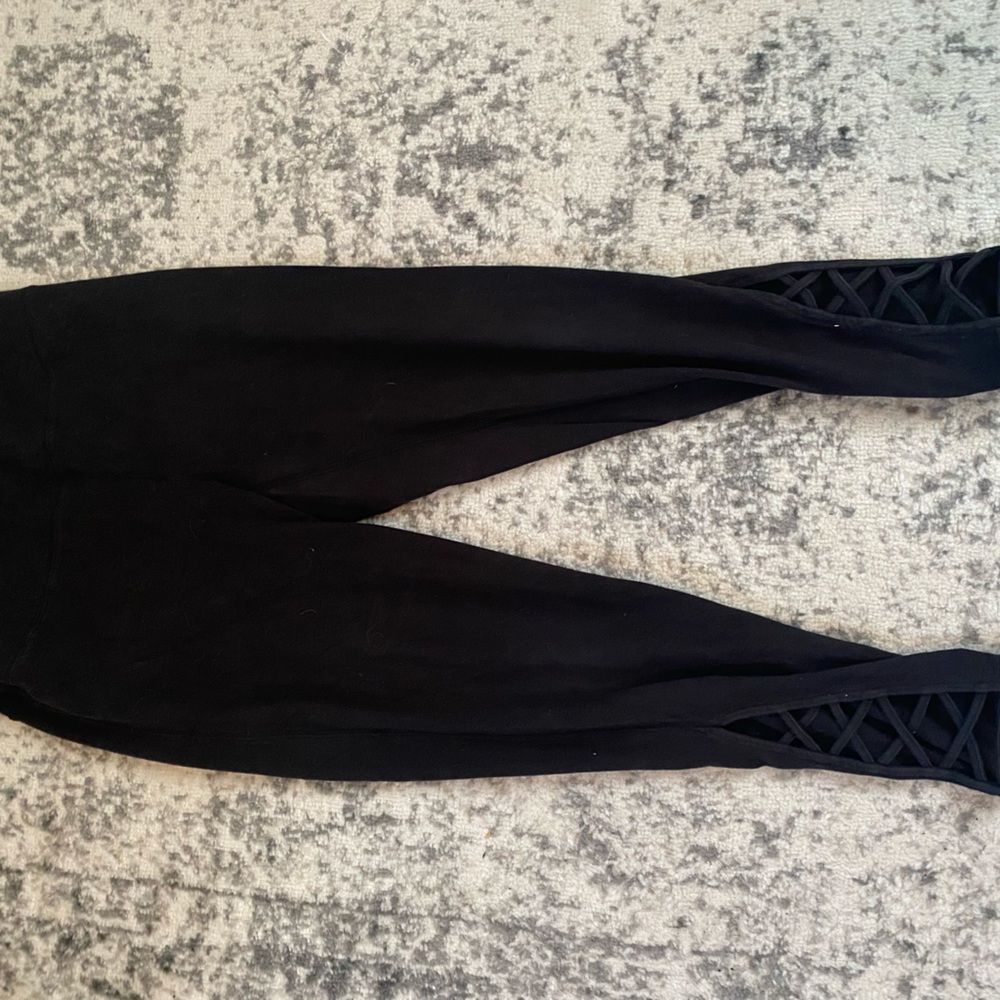 Reebok leggings with cut outs